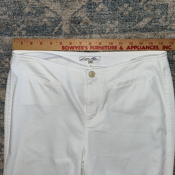 Lillie Rubin size 8 white cropped  capris -like new - Picture 7 of 8